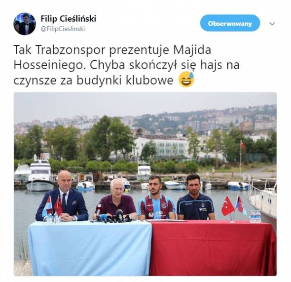 Tak Trabzonspor prezentuje nowego piłkarza xD
